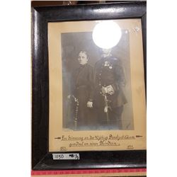 Framed 40th Aniversary of Service Picture