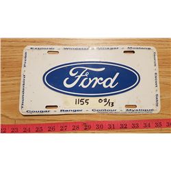 Ford Plate