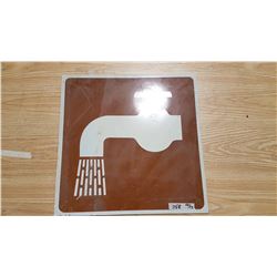 Campground Water Sign