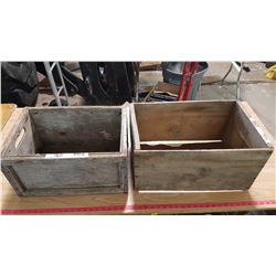 2 Wooden Crates