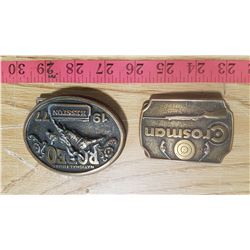 2 Belt Buckles