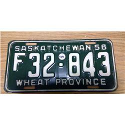 1956 license plate