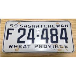 1959 license plate