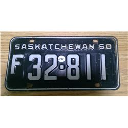 1960 license plate