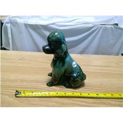 blue mountain pottery dog