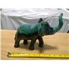 Image 2 : large blue mountain pottery elephant