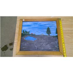 painting done by b. tash