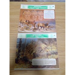 2 calendars 1987, 1988 (nice images)