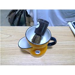 shaving cup & brush