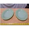 Image 2 : 2 green fire king platters