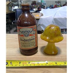 budweiser candle & mushroom candle
