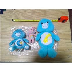 3 care bear stuffies