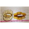 Image 1 : Amber Glass Bowl & Dish