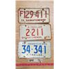 Image 1 : Lot 3 Sask. Licence Plates
