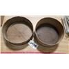 Image 1 : 2 Antique Sifters 15" & 16 " Diameter