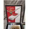 Image 2 : 4 original magazine car ads, framed 9 x 12
