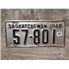Image 1 : 1948 Saskatchewan license plate