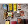 Image 3 : Old various spice & other tins, etc