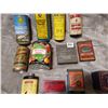 Image 4 : Old various spice & other tins, etc