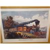 Image 2 : 22" X 17" Antique original print, American express train