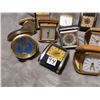 Image 4 : Huge lot of vintage travel alarm clocks, as is