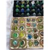 Image 2 : 2 trays of larger marble shooters
