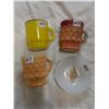 Image 1 : Fireking mixed lots, 3 mugs & plate