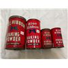 Image 1 : Blue Ribbon baking powder tin lot