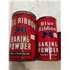 Image 2 : Blue Ribbon baking powder tin lot