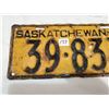 Image 2 : 1933 Saskatchewan license plate