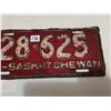 Image 3 : 1938 Saskatchewan license plate