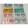 Image 1 : 8 Saskatchewan license plates 1974, 67, 76, 73, 69