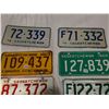 Image 3 : 8 Saskatchewan license plates 1974, 67, 76, 73, 69
