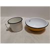 Image 5 : Enamel dish lot, pots, cups, bowls