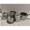 Image 1 : Vintage aluminum items, pots, tray