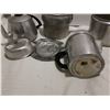 Image 4 : Vintage aluminum items, pots, tray