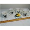 Image 1 : OVEN PROOF USA ANCHOR HOCKING BOWLING DECAL MUGS & CERAMIC PEN HOLDER