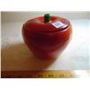 Image 1 : VINTAGE HULL POTTERY APPLE SHAPED FAT JAR