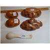 Image 3 : POTATO SHAPED CONDIMENT DISH WITH SPOON & SALT/PEPPER SET