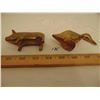 Image 3 : SOLID BRASS PIG & DUCK FIGURINES