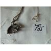 Image 3 : STERLING SILVER NECKLACES, ONE WITH HORSE PENDANT