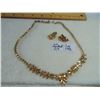 Image 2 : UNMARKED SHERMAN STYLE EARRINGS & NECKLACE SET