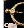Image 2 : 233.  Vintage cloak fastener, chased hollow ware