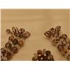 Image 5 : 241.  A&B crystal bead necklace and clip earring parure
