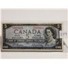 Image 1 : 1954 $5 bill, D/S prefix