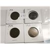 Image 1 : 1916, 1917, 1918, 1919 one cent coins