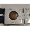 Image 2 : 1920 large and small CDN one cent coins