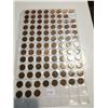Image 1 : 98 Different 1 cent coins, 1927-2012 with varieties missing one