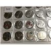 Image 4 : 143 different 25 cent coins, 1968-2018 with all color and varieties, lot of UNC including 1991, 92, 