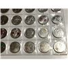 Image 5 : 143 different 25 cent coins, 1968-2018 with all color and varieties, lot of UNC including 1991, 92, 